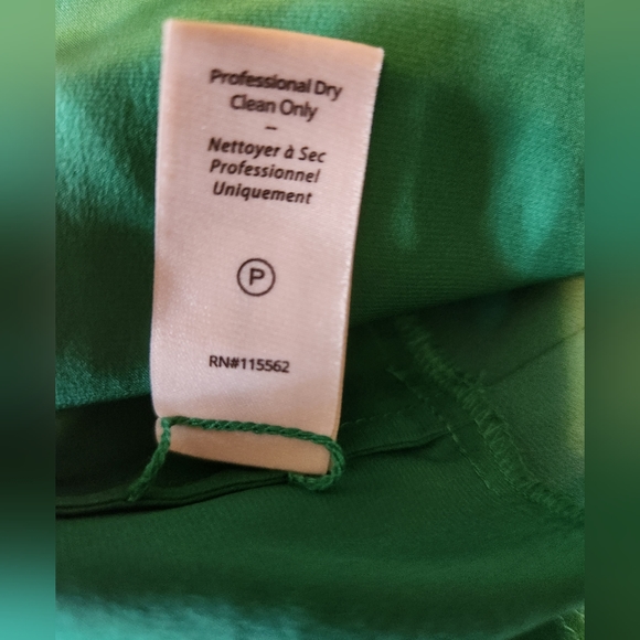 Cinq a Sept Tallulah Jade Green Silk Mini Dress Size 6 Reg. $395 - Picture 8 of 12
